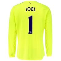 Everton GK Home Shirt 2015/16 with Joel 1 printing, Green