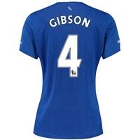 Everton Home Shirt 2015/16 - Womens with Gibson 4 printing, Blue