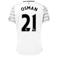 Everton Away Shirt 2015/16 - Junior with Osman 21 printing, Black