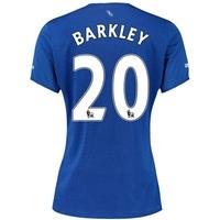 everton home shirt 201516 womens with barkley 20 printing blue