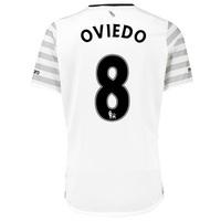 Everton Away Shirt 2015/16 - Junior with Oviedo 8 printing, Black