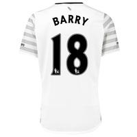 Everton Away Shirt 2015/16 - Junior with Barry 18 printing, Black