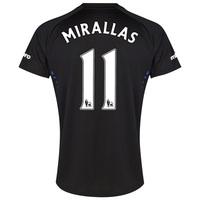 Everton SS Away Shirt 2014/15 with Mirallas 11 printing, N/A