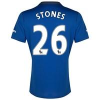 everton ss home shirt 201415 womens with stones 26 printing blue