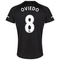 everton ss away shirt 201415 with oviedo 8 printing black