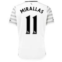 Everton Away Shirt 2015/16 - Junior with Mirallas 11 printing, Black