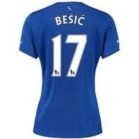 everton home shirt 201516 womens with besic 17 printing blue
