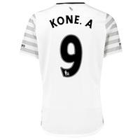 Everton Away Shirt 2015/16 - Junior with Kone.A 9 printing, Black