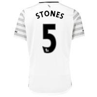 everton away shirt 201516 junior with stones 26 printing black