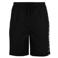 everlast large logo woven shorts mens