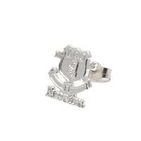 everton fc sterling silver stud earring