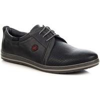 evento szare casual skrzane mens casual shoes in grey