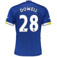 Everton Home Baby Kit 2016/17 with Dowell 28 printing, Blue