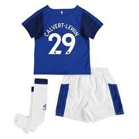 everton home infant kit 201718 with calvert lewin 29 printing blue