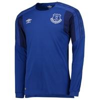 Everton Home Shirt 2017/18 - Junior - Long Sleeved, Blue