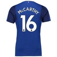 Everton Home Shirt 2017/18 with McCarthy 16 printing, Blue