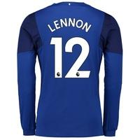 Everton Home Shirt 2017/18 - Long Sleeved with Lennon 12 printing, Blue