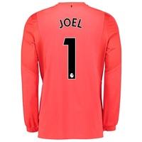 everton goalkeeper home shirt 201718 with joel 1 printing green