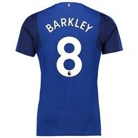 Everton Home Shirt 2017/18 - Junior with Barkley 8 printing, Blue