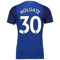 Everton Home Shirt 2017/18 - Junior with Holgate 30 printing, Blue