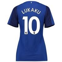 Everton Home Shirt 2017/18 - Womens with Lukaku 10 printing, Blue