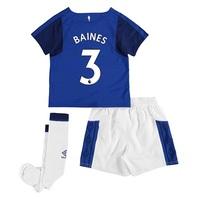 Everton Home Infant Kit 2017/18 with Baines 3 printing, Blue