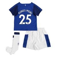 Everton Home Infant Kit 2017/18 with Funes Mori 25 printing, Blue