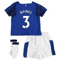 Everton Home Baby Kit 2017/18 with Baines 3 printing, Blue