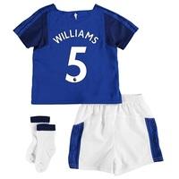 Everton Home Baby Kit 2017/18 with Williams 5 printing, Blue