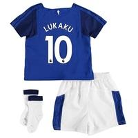 Everton Home Baby Kit 2017/18 with Lukaku 10 printing, Blue