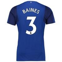 Everton Home Shirt 2017/18 with Baines 3 printing, Blue