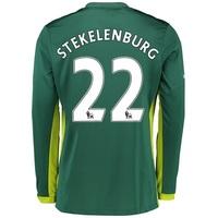 everton goalkeeper away shirt 201617 with stekelenburg 22 printing gre ...