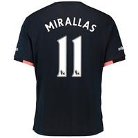 Everton Away Baby Kit 2016/17 with Mirallas 11 printing, Black