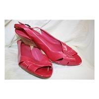 Evans Size 9 Pink Wedge Sandals Evans - Size: 9 - Pink - Sandals