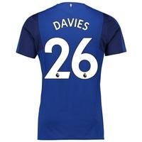 Everton Home Shirt 2017/18 with Davies 26 printing, Blue