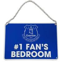 everton fc bedroom sign no1 fan