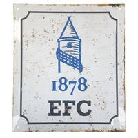 Everton F.C. Retro Logo Sign