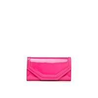 Eva Fuchsia Pink Patent Clutch Bag
