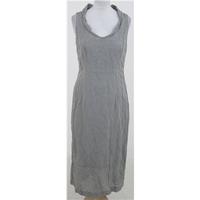 Evelin Brandt, size 10 grey crinkle effect dress