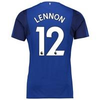 Everton Home Shirt 2017/18 - Junior with Lennon 12 printing, Blue