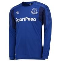 Everton Home Shirt 2017/18 - Long Sleeved, Blue