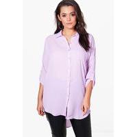 eva oversized shirt lilac