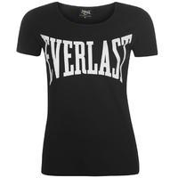 Everlast Large Logo Crew Neck T Shirt Ladies