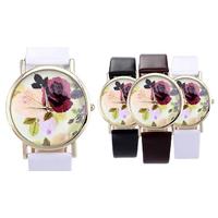 Evita Watch With Floral Detail - 3 Colours