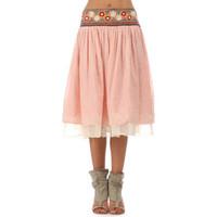 ewa i walla skirt ruby womens skirt in blue