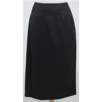 EWM, size 18 black satin look skirt