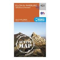 Explorer Active 421 Ellon & Inverurie Map With Digital Version