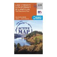 Explorer Active 239 Lake Vyrnwy & Llanfyllin Map With Digital Version