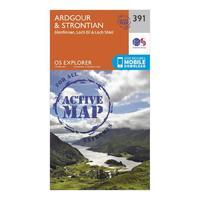 Explorer Active 391 Ardgour & Strontian Map With Digital Version