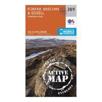 Explorer Active 389 Forfar, Brechin & Edzell Map With Digital Version